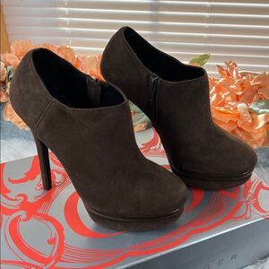 Kelsi Dagger Odessa Brown Suede Leather Boots Size 7.5